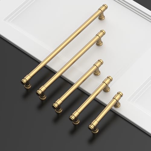Asidrama 10 Pack 7.5 Inch Champagne Bronze Kitchen Cabinet Handles - color: Champagne Bronze, size: 7.5" Hole Center(192mm)