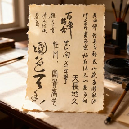 TIAMECH A4 Reusable Chinese Calligraphy Stencil for Painting - style: Chinese Calligraphy Beauty