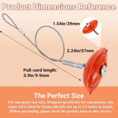 Sidewall Slug, Sidewall Tire Repair Kit, Puncture Side Wall Slug