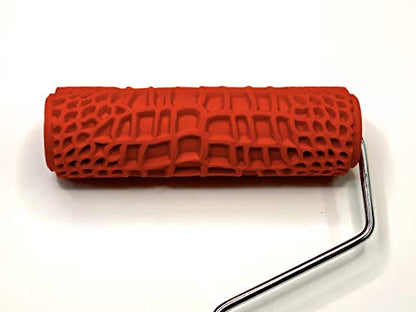 Decorative Art Texture Roller - 7" Roller (Crocodile Skin Pattern) - color: Crocodile Skin Pattern