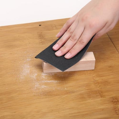 MAXMAN 1/4 Sheet Sandpaper, 4.5" x5.5" 120 Grit Silicone Carbide, for Wood - style: 120 grit