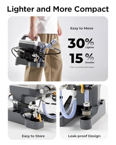InoKraft NEO Airless Paint Sprayer Kit, 3000 PSI 0.26 GPM, Lightweight - size: NEO – Compact DIY-0.26 GPM
