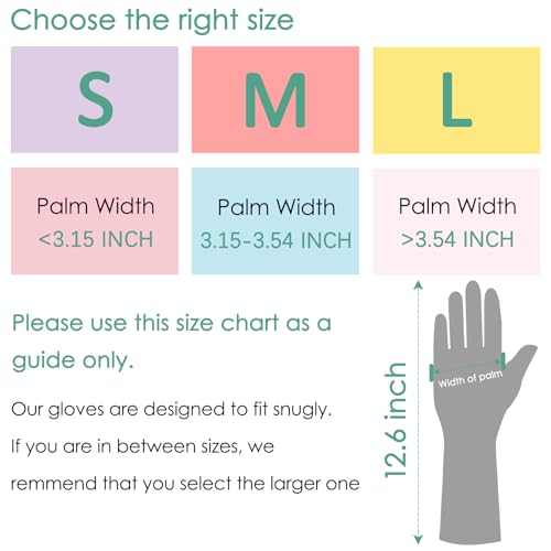 12 Pairs Rubber Cleaning Gloves for Dishwashing Reusable Kitchen Gloves for Washing Dishes and Household - size: Small