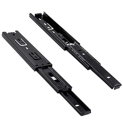 5 Inch Full Extension Drawer Slides Mini Ball Bearing Mount Drawer Slide for Cabinet Short Drawer Slides 1 Pair Black - size: 5 Inch