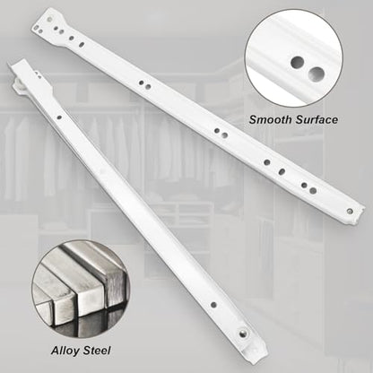 Litoexpe 1 Pair 16" Drawer Slides with Screws - size: 16 Inch