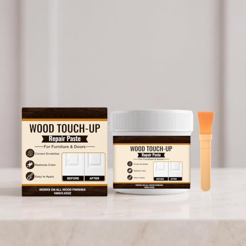 Furniture Repair Kit - Wood Restorer with Brush for Universal Scratch Paste