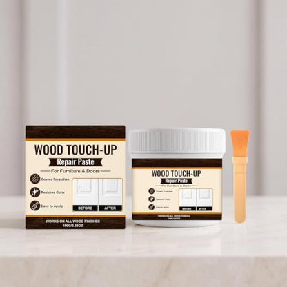 Furniture Repair Kit - Wood Restorer with Brush for Universal Scratch Paste