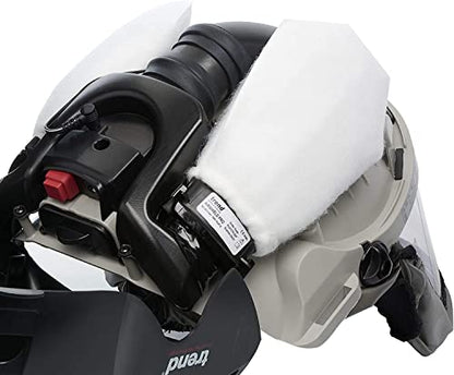 TREND Airshield Pro Respirator and Ear Defender Bundle, Powered Air Circulating Dust Protection with Clip-On Hearing Protection for Woodworking, Full Face Shield Design, AIR/PRO/D2 - style: Mask & Ear Defenders