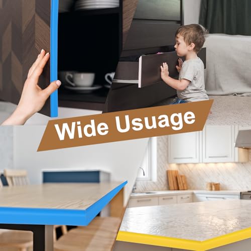 PATIKIL 5/8 Inch x 20 Feet U Shape Edge Banding, TPE Rubber Edge Trim Self Adhesive Veneer Edging Trim for Veneer Furniture Cabinets Shelves Table, Black - color: Black, size: 5/8 Inch x 20 Feet