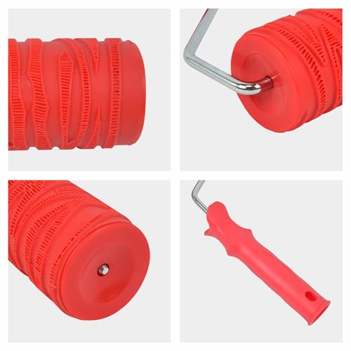 Hanroy 8" Pattern Paint Roller for Wall Texture Art - color: 2008T