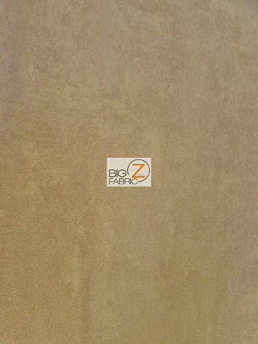 Microfiber Suede Upholstery Fabric DIY Jeans Shoes Couches Drapes Accessories(Camel, 1 Yard) - color: Camel, size: 1 Yard