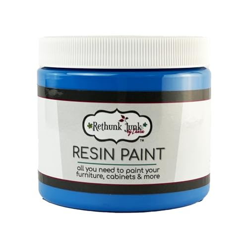 Rethunk Junk Resin Paint - 16 floz (Blue Bird) - color: Blue Bird