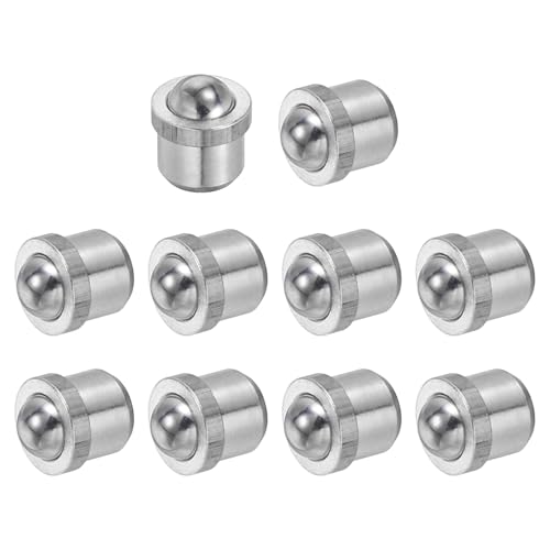 uxcell 10Pcs Stainless Steel Spring Plunger 4x3.5 mm Precision Ball (10N) - size: 4 x 3.5 mm(10N)