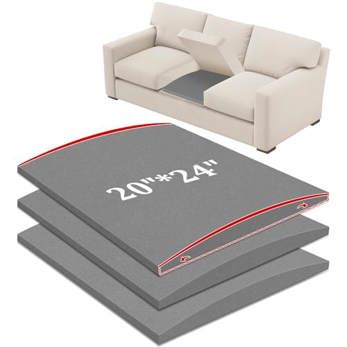 24" x 20" Couch Cushion Support for Sagging Sofa Cushion - size: 3PCS