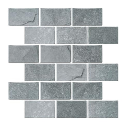 Peel and Stick Backsplash for Kitchen, Grey - color: Gray