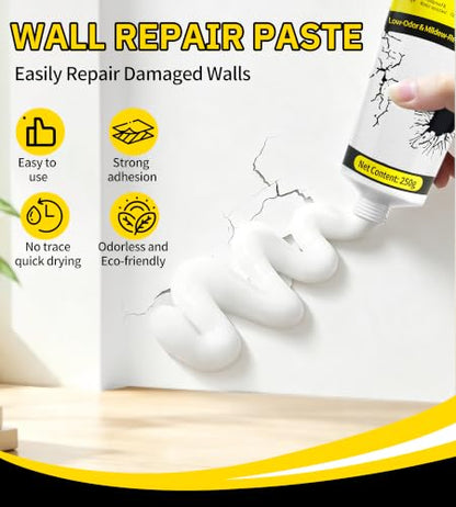 Wall Repair Kit 2 Pack, 17.64 Oz Drywall Repair Paste for Cracks Holes