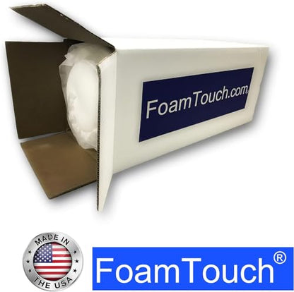 FoamTouch 1" x 36" x 72" Upholstery Foam, White - size: 1" x 36" x 72"