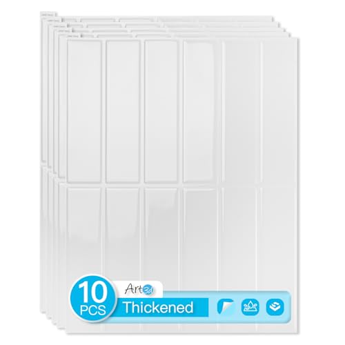 Art3d Subway Tile Peel and Stick Backsplash, 10-Pack, 11.4 x 9 Inch, White - color: White