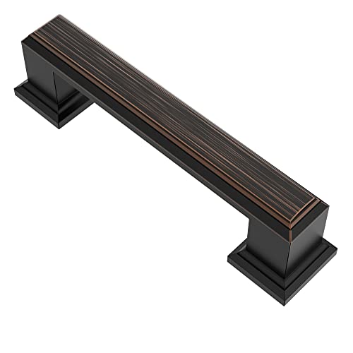 Alzassbg 3" Oil Rubbed Bronze Cabinet Pulls and Handles 10 Pack, AL3071ORB - color: Oil Rubbed Bronze, size: 3" Hole Center