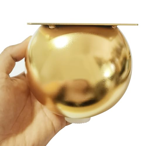 Golden Furniture Legs Round Metal Bun Feet Heavy-Duty Cabinets/Tables/Chairs/Sofa Feet, with Rubber Base Set of 4 (4.1 inch Large) - size: 4.1 inch Large
