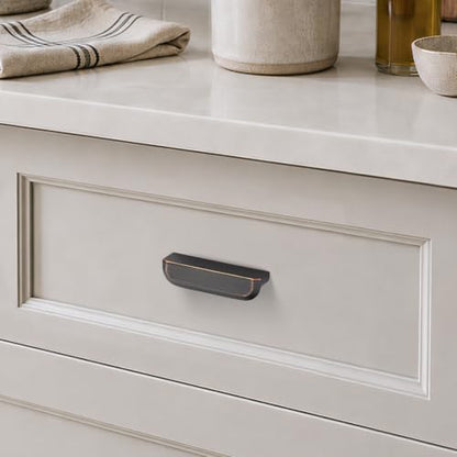 Ravinte Cabinet Pulls Cabinet Handles 3 Inch Oil Rubbed Bronze 10 Pack - color: Oil Rubbed Bronze, size: 3 Inch Hole Center
