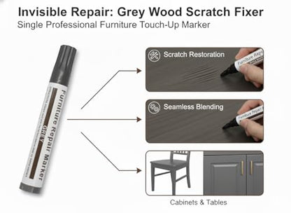 Wood Furniture Repair Marker Set – Pack of 7 Multi-Tone Touch Up Pens for Scratch Restoration and Surface Blending