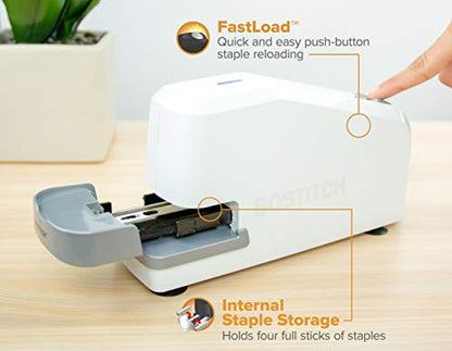 Bostitch Office Impulse 30 Sheet Electric Stapler - Heavy Duty, No-Jam, White (02011) (Pack of 6) - color: White, size: Small (Pack of 6)