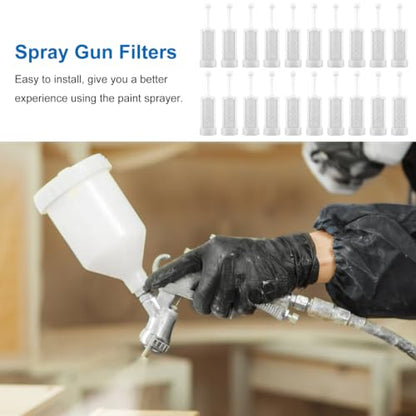 20PCS Disposable HVLP Gravity Spray Filters
