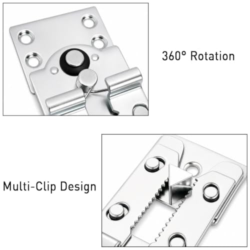 HOWDIA Sectional Couch Connectors - Heavy Duty Alligator Clamps Joint Clips for Modular Furniture | 135mm Length| 2-Pack | Sturdy Metal Construction for Secure Sofa Connections - size: 135 MM