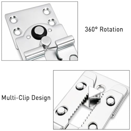HOWDIA Sectional Couch Connectors - Heavy Duty Alligator Clamps Joint Clips for Modular Furniture | 135mm Length| 2-Pack | Sturdy Metal Construction for Secure Sofa Connections - size: 135 MM