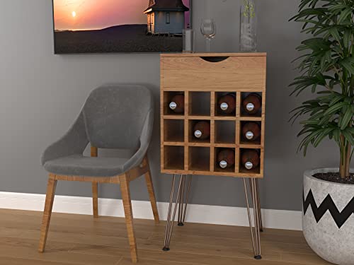 ROTHLEY Coffee Table Legs 16 Inch Hairpin Legs 3 Solid Rods Metal Table Legs Bench Legs for Furniture Set of 4 Furniture Feet with Floor Protectors Heavy Duty Desk Legs DIY Dresser Leg(Antique Copper) - size: 16 inch
