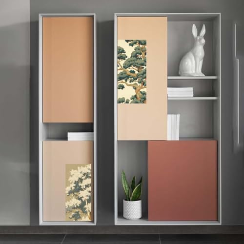 OLYCRAFT 3 Sheets Rub on Transfers 6x12 Inch Oriental Trees Furniture Transfers Self-Adhesive Waterproof Transfer Stickers Tree Rub on Decals for Wood Glass Porcelain Dressers Home Decor - style: Oriental Tree