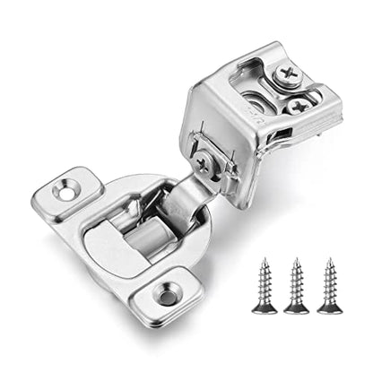 Soft Close Cabinet Hinges for Kitchen, 1-1/2” Overlay, 4 Pack - size: 1-1/2 Inch Overlay