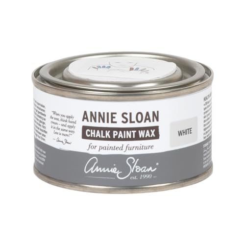 Annie Sloan Chalk Paint® Wax (120 mL, White) - Protective Furniture Wax for Paintwork | Seals, Softens & Enhances Hand-Painted Finishes - color: White, size: 4 Ounce (Pack of 1)