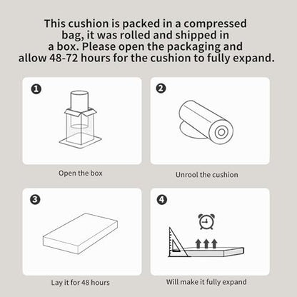 HOMBYS Glider Rocker Replacement Cushions 5 PCS with Storage Side Pocket, Velvet Fabric, Foam & Microfiber Filling, Non-Slip & Washable,Thickened & Supportive for Glider Rocking Chair - color: Cream White