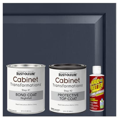 Rust-Oleum Cabinet Transformations Complete Coating Kit, Nightfall - color: Satin Nightfall