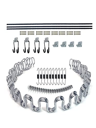 Kaupuar 27" Sofa Upholstery Spring Replacement Kit for Couch Support Recliner Parts Chair Glider Rocker Furniture fix Sagging seat Repair (27 inch 4pcs) - size: 27 inch 4 pieces