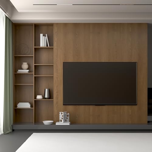 JSEVEM Brown Wood Contact Paper Walnut Peel and Stick Wallpaper Waterproof Thick Vinyl Wrap Self Adhesive Removable Wall Cover for Countertops Cabinets Shelf Furniture 16"×118" - color: Walnut, size: 16" x 118"