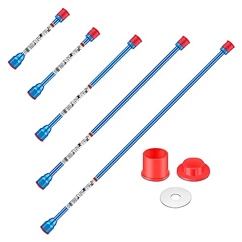 5PCS Airless Sprayer Gun Spray Painting Wand,Airless Spray Gun Tip Extensions,Airless Paint Sprayer Gun Tip Extension Pole,for Airless Paint Gun Wand (blue/8in 12in 20in 30in 40in) - style: blue/8in 12in 20in 30in 40in