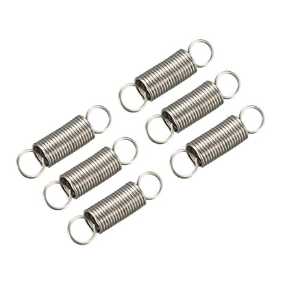METALLIXITY Extension Spring (0.4x4x15mm/0.016"x0.16"x0.59") 10Pcs, Stainless Steel Tension Spring Wire - for Home Repair Construction Machinery - size: 0.016"x0.16"x0.59"