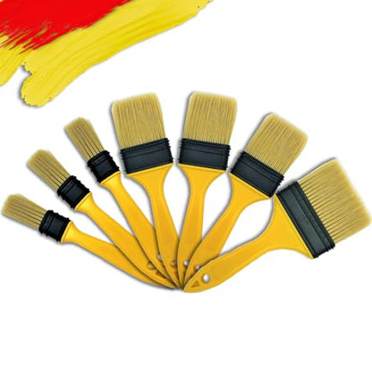 Not Chip Brush, Paint Brushes for Walls Assorted Size 28 Pack, S.Chip Brush Never Lose Bristles - Small Package, 100% Plastic, for Paint, Glues, Stains and Completely Recyclable - size: Multi Size, 28 pcs