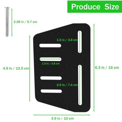 Ertuohg 2Pcs Bed Frame Adapter for Headboard Extra, Bed Frame Adapter/Connector Plate, Bed Modification Plate, Headboard Attachment Kit for Queen, King and Full Size Beds