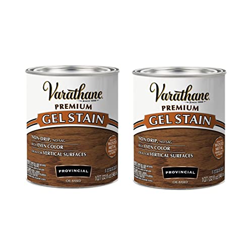 Varathane Premium Provincial Gel Stain - color: Provincial, size: Quart (Pack of 2)
