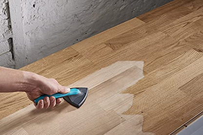 Wolfcraft 5884000 Corner Sander with 2-Component Handhold and Easy-Fixed Abrasive Disc System