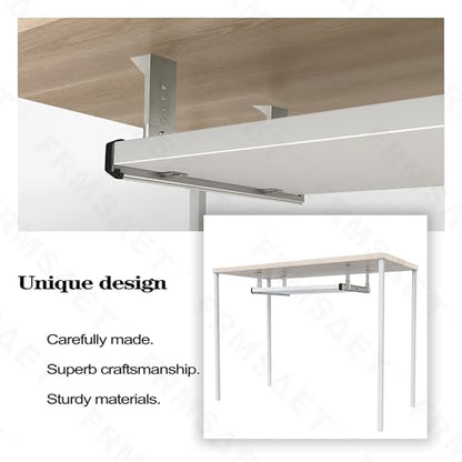 FRMSAET Heavy Duty Under Mount 12/14/16/18inch Drawer Slides-12 inch Silver - color: Silver, size: 12 Inch