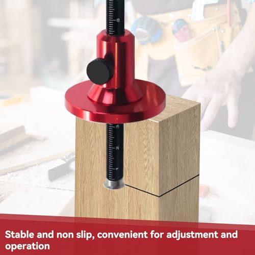 Wheel Marking Gauge, Aluminum Alloy Scriber Marking Tools Woodworking Mortise Parallel Scribing Tool with Metric and Inch Scales