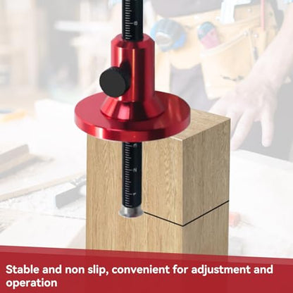 Wheel Marking Gauge, Aluminum Alloy Scriber Marking Tools Woodworking Mortise Parallel Scribing Tool with Metric and Inch Scales