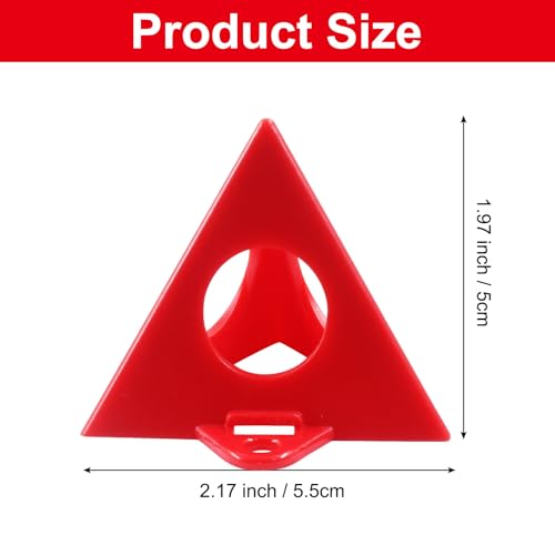 50pcs Painters Painting Pyramid Stands, Red - color: red