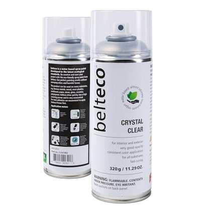 Crystal Clear Semi Gloss | Water-based Clear Spray Paint - color: Crystal Clear Semi Gloss, size: 11.29 Ounce (Pack of 1)
