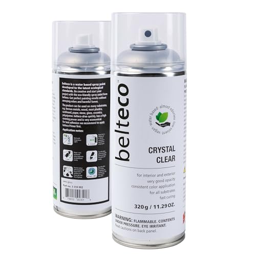 Crystal Clear Semi Gloss | Water-based Clear Spray Paint - color: Crystal Clear Semi Gloss, size: 11.29 Ounce (Pack of 1)